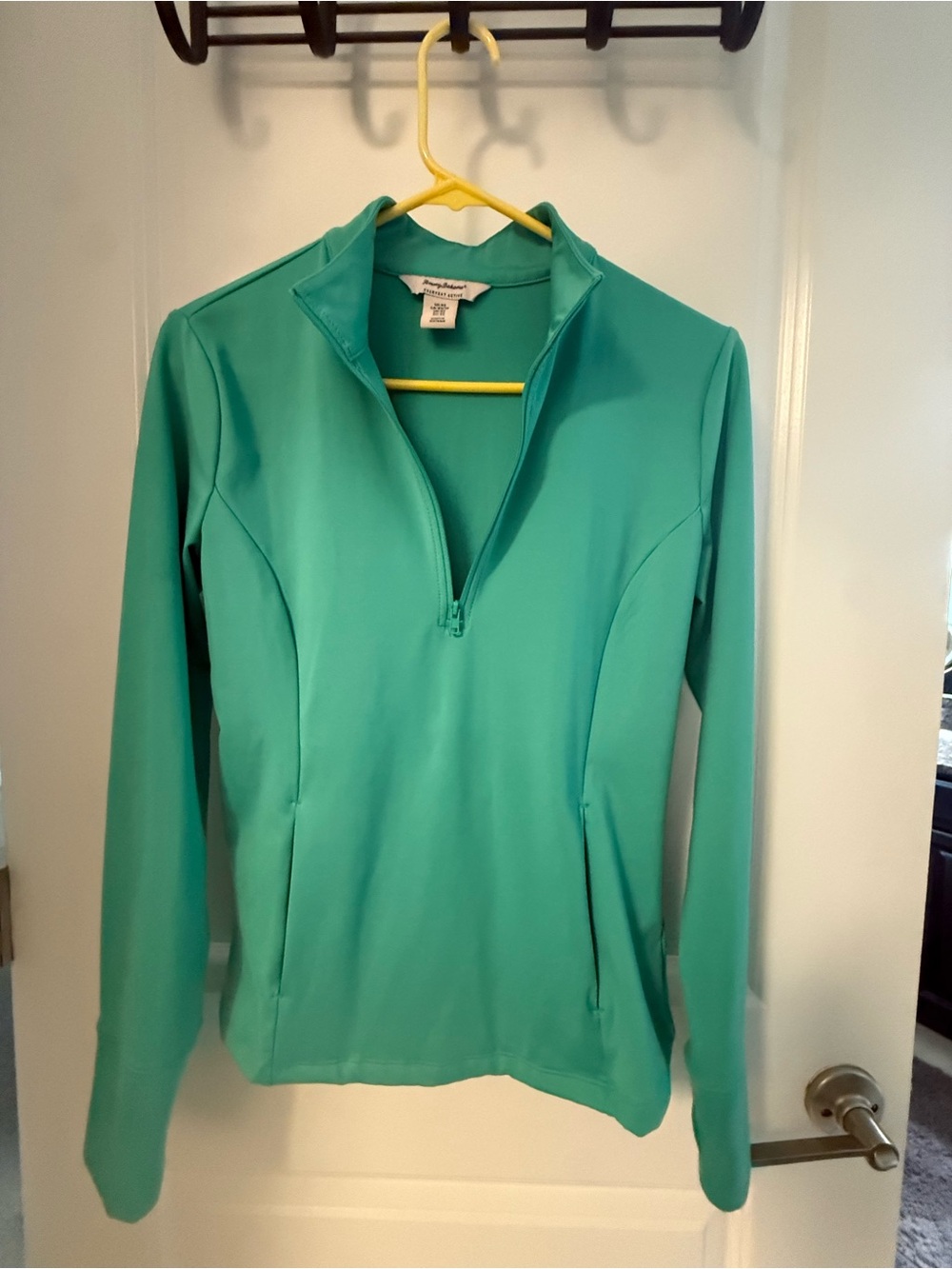 Tommy Bahama Teal Long-Sleeve Quarter-Zip Pullover